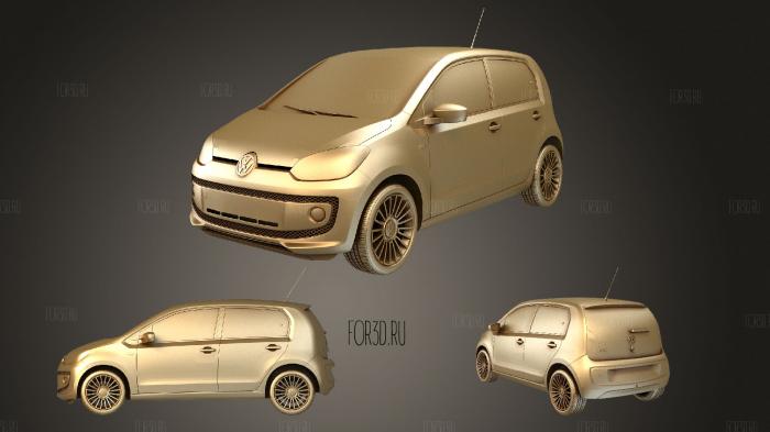 VW UP 5 door 2012 stl model for CNC